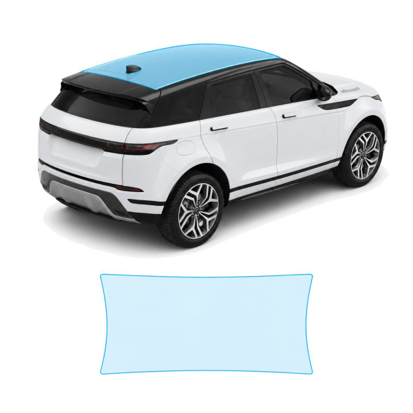 Антигравийная защитная бронепленка по лекалам для Land Rover Range Rover Evoque L551 2019- зона крыши