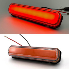 LED Габарит Thoc Auto 85 х 20 мм 12/24V 9 діод Неоновий Червоний (ТН-962) 1 шт