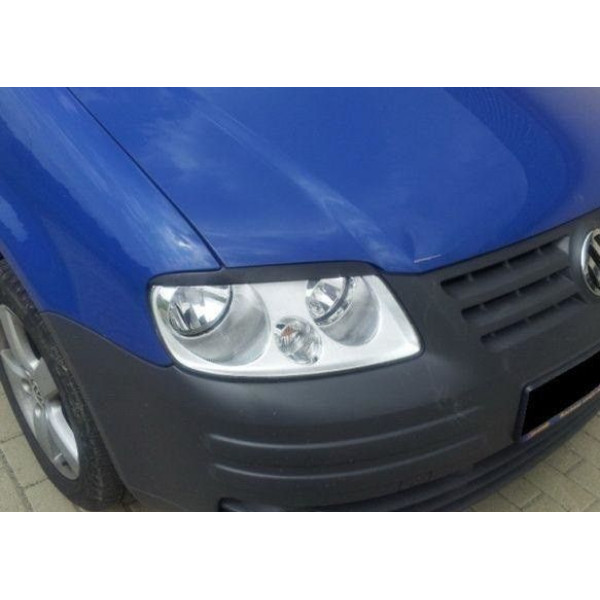 Реснички фар Fly для VW Caddy 04-10 Черные 2 шт