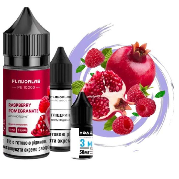 Рідина Самозаміс Flavorlab PE10000 30ml Raspberry Pomegranate