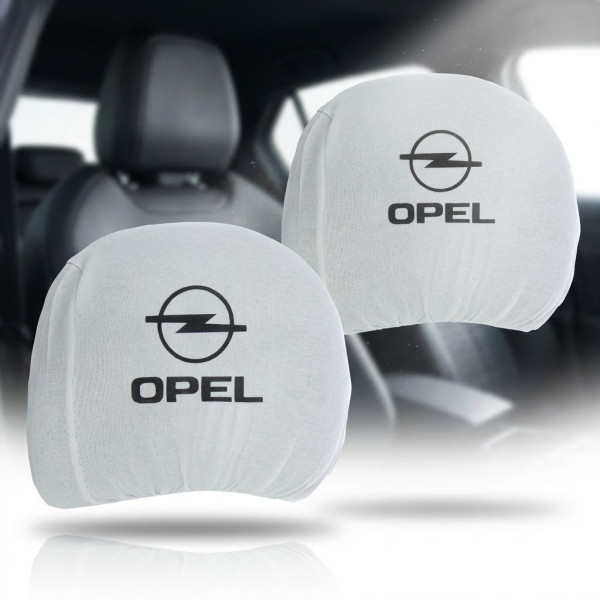 Чохол підголівників OPEL білі 2 шт