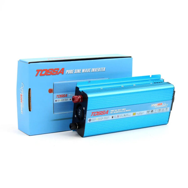 Перетворювач напруги (інвертор) Tossa 12V -220V / 500W Чистий Синус 1USB 1Розетка TAP500S