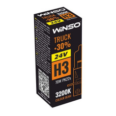 Автолампа галогенна Winso Truck + 30% / H3 / 70W / 24V / 1 шт (724300)