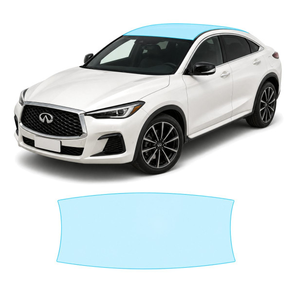 Антигравийная защитная бронепленка по лекалам для Infiniti QX55 J55 2021- зона крыши