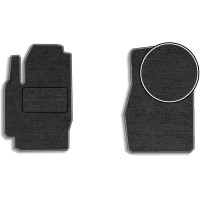 Передние ворсовые коврики для Toyota Camry (ACV 30) 2001-2006 с подпятником 2 шт (Carrera)