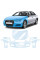 Антигравійна захисна бронеплівка за лекалами для Audi A4 B9 2015-2019 - передня частина авто (капот бампер крила))