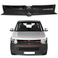 Зимова Накладка на решітку радіатора Volkswagen T5 T6 2010- FLY Глянець Voron Glass