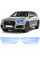 Антигравийная защитная бронепленка по лекалам для Audi Q7 4M 2015-2019 - оптика (фары и ПТФ)