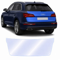 Антигравийная защитная бронепленка по лекалам для Audi Q5 FY 2017-2020 - зона крышки багажника