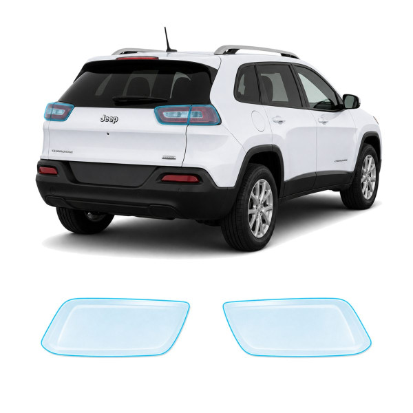 Антигравійна захисна бронеплівка за лекалами для Jeep Cherokee KL 2014-2018 - задні ліхтарі стопи
