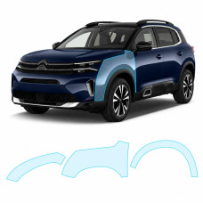 Антигравийная защитная бронепленка по лекалам для Citroen C5 Aircross I facelift 2022-2024 - полный кузов