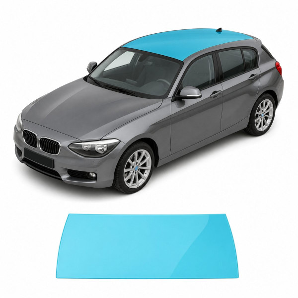 Антигравійна захисна бронеплівка за лекалами для BMW 1 Series F20 2011-2015 - зона даху