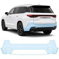 Антигравійна захисна бронеплівка за лекалами для Lexus TX I 2024- задній бампер