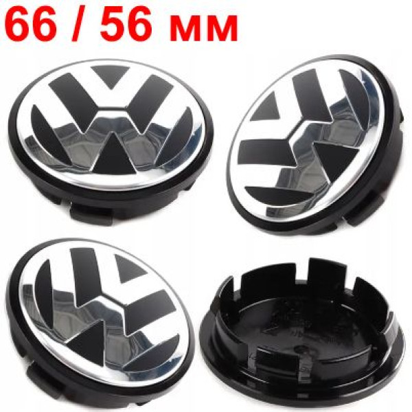 Ковпачки заглушки на титани Volkswagen Passat-Golf-Jeta 66/56 мм Оригінал (3B7601171)