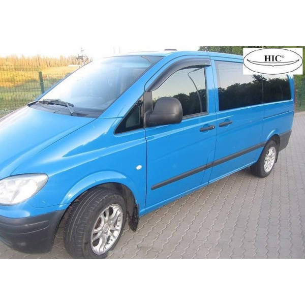 Дефлектори вікон вітровики Mercedes Vito/Viano W-639 2003 2D 2 шт
