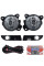 LED Противотуманные фары для Volkswagen Polo 4 2007-2009 9006-12V 55W с проводкой Комплект (VW-269E)