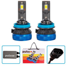 LED лампи для авто Pulso H11 H8 H9 H16 LED-chips 3570 CSP 9-30V 2*65W 13000Lm