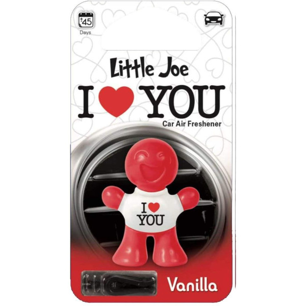Ароматизатор на дефлектор Little Joe I LOVE YOU Vanilla Red Ваниль