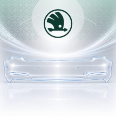 Антигравійна захисна бронеплівка за лекалами для Skoda Enyaq I 2020- задній бампер