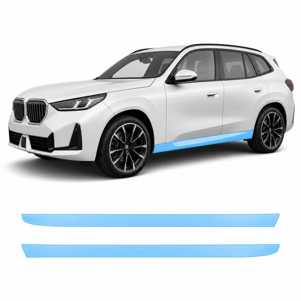 Антигравійна захисна бронеплівка за лекалами для BMW X3 G45 2024- нижня зона кузова та пороги