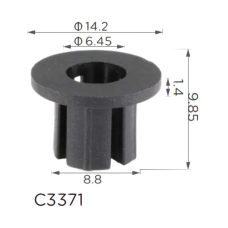 Гайки бампера Mercedes A0039947545 (C3371)