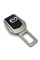 Заглушка ремня безопасности с логотипом Mazda Темный Хром 1 шт