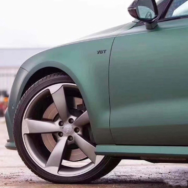 Автомобільна Вінілова Плівка ПВХ Super Matte Satin Army Green 1.52 Метра х 1 Метр 160 мікрон (CL-MS-11)