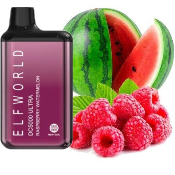 Elf Bar World DC5000 Ultra POD 5% Raspberry Watermelon - Малина Кавун (закінчився термін)
