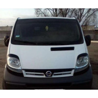 Реснички фар Fly для Opel Vivaro / Traffic 01-06 Черные 2 шт