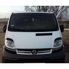 Вії фар Fly для Opel Vivaro / Traffic 01-06 Чорні 2 шт