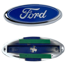 Емблема для Ford 90 x 35 мм / пластикова мала / скотч 3M