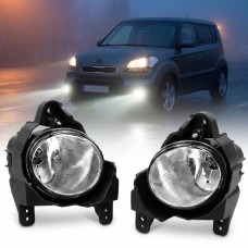 Протитуманні фари для KIA Soul 2010-2011 під галогенки 12V 27W Комплект (KA-481) ламни в комплекті