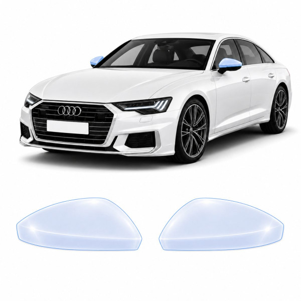 Антигравийная защитная бронепленка по лекалам для Audi A7 C8 2018-2022 - зеркала