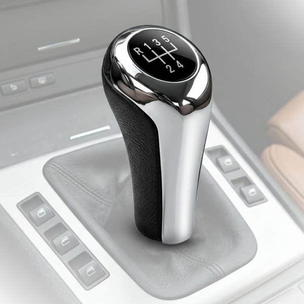 Ручка КПП Bmw Series E46 E60 E90 E92 (5 Швидкостей) Хром Перфорація