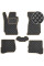 Коврики в салон для Volkswagen Passat B5 1996-2005 Экокожа Бежевые 5 шт (Rombus)
