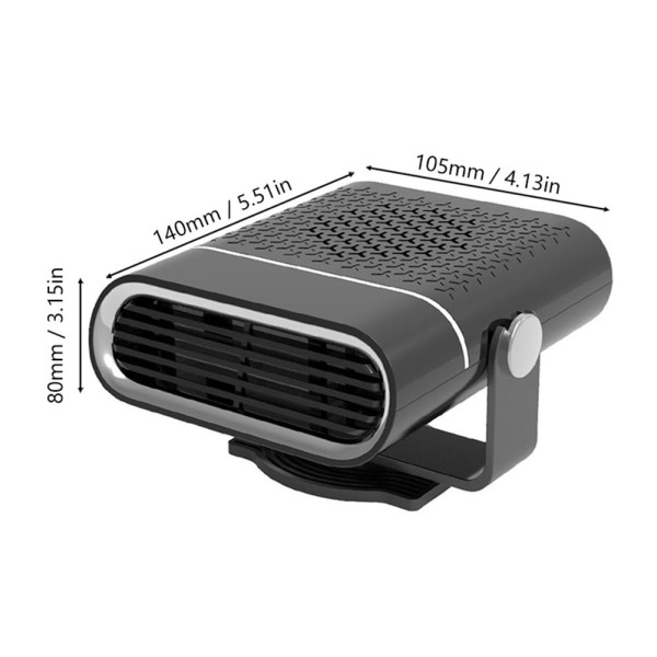 Тепловентилятор автомобильный Elegant 12V 150 W Керамический (EL101 503)
