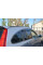 Дефлекторы окон ветровики Honda CR-V 2007-2012 4 двери Хром молдинг