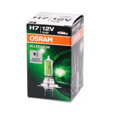 Автолампа галогенная Osram AllSeason Super 12V H7 55W 3000K 1 шт (64210ALL)