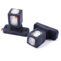 Габаритные огни LED для грузовиков Рожки 12/24V прямой 9,5 см MRT 2 шт (Л-079)