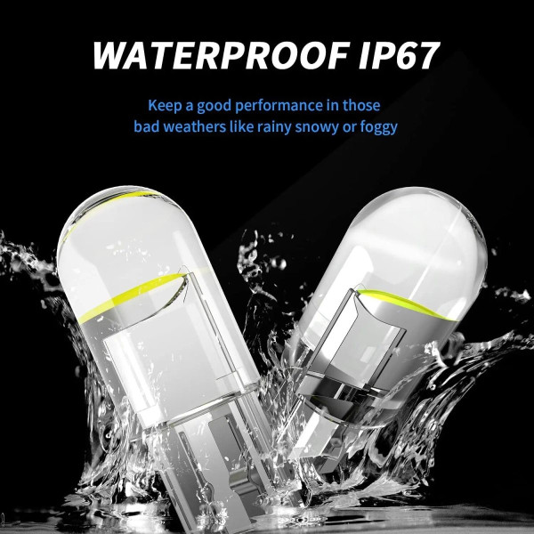 Автолампи світлодіодні LED 12V T10 0.5W (Скло Кругле) Червоний Світло 1 шт