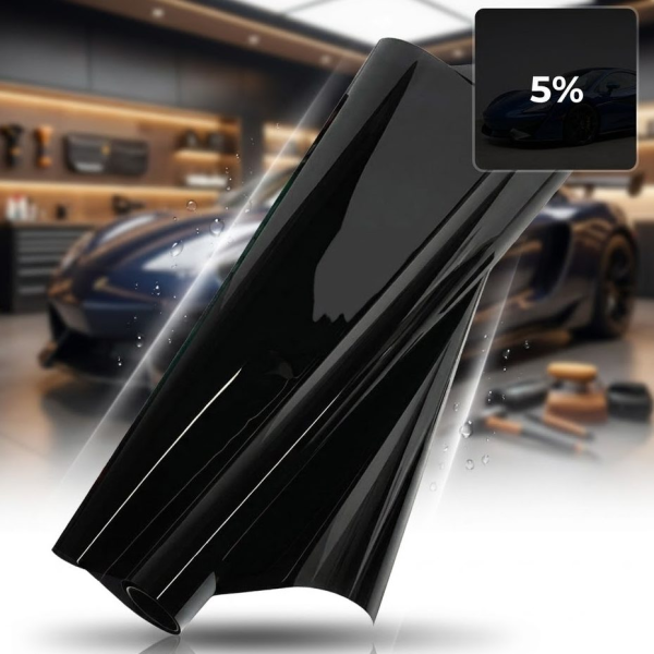 Тонувальна плівка Професійна VLT 5% IR 60% UV 90% Ширина 75 см Довжина 1 Метр Антицарапка (AS05)