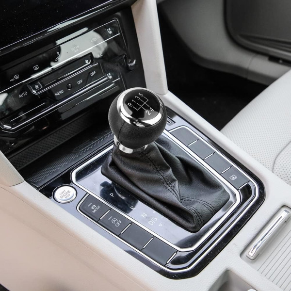 Ручка КПП с пыльником в сборе Модельная для Volkswagen Passat B6 2005-2012 Кожаная ручка (6 Скоростей) FXVW-109/6 №18
