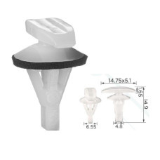 Клипса с поролоном Mitsubishi MU481276 Toyota 6786712150 (C247)