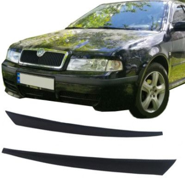 Реснички фар Skoda Octavia A5 2004-2010 Voron Glass