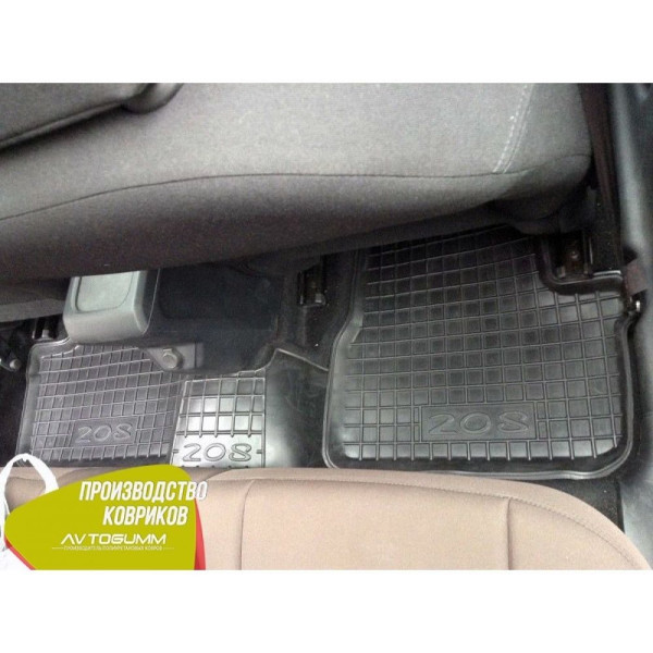 Автомобильные коврики в салон Peugeot 208 2013- (Avto-Gumm)