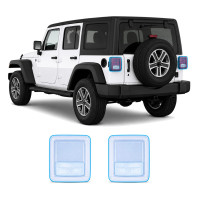 Антигравийная защитная бронепленка по лекалам для Jeep Wrangler JL facelift 2024- задние фонари стопы