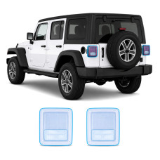 Антигравийная защитная бронепленка по лекалам для Jeep Wrangler JL facelift 2024- задние фонари стопы