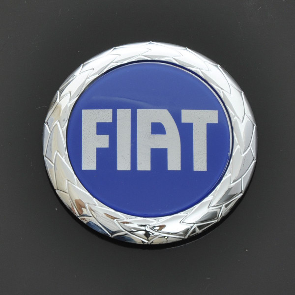 Емблема для Fiat D75 із колоском пластикова скотч Синя