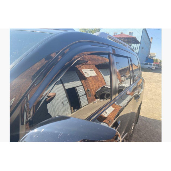 Дефлектори вікон вітровики HIC для Toyota Land Cruiser 120 2003-2010 Оригінал (T03-1)