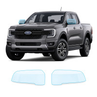Антигравийная защитная бронепленка по лекалам для Ford Ranger IV 2022- зеркала